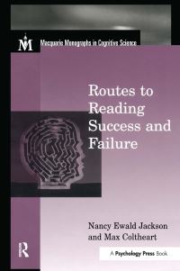 Book Cover for Routes to Reading Success and Failure by Nancy Ewald Jackson, Max Coltheart