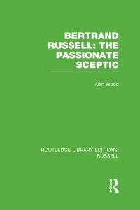 Book Cover for Bertrand Russell by Alan Wood