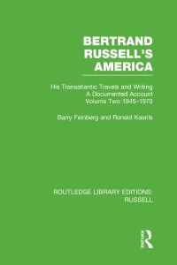 Book Cover for Bertrand Russell's America Volume Two 1945-1970 by Barry Feinberg, Bertrand Russell, Ronald Kasrils
