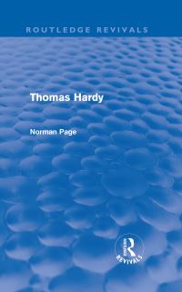 Book Cover for Thomas Hardy by Norman Page