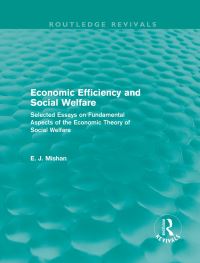 Book Cover for Economic Efficiency and Social Welfare by E J Mishan