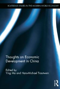 Book Cover for Thoughts on Economic Development in China by Ying Ma, HansMichael Trautwein