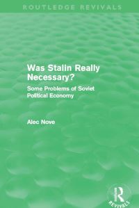 Book Cover for Was Stalin Really Necessary? by Alec Nove