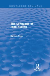 Book Cover for The Language of Jane Austen by Norman Page