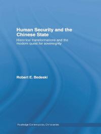 Book Cover for Human Security and the Chinese State by Robert E Bedeski