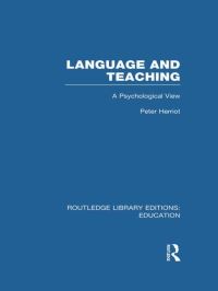 Book Cover for Language & Teaching by Peter Herriot