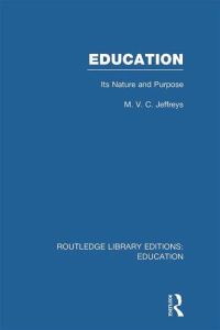 Book Cover for Education by M V C Jeffreys