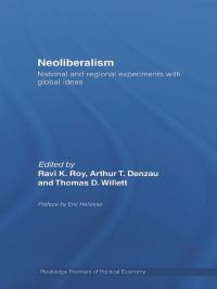 Book Cover for Neoliberalism by Ravi K Roy, Arthur Denzau, Thomas D Willett