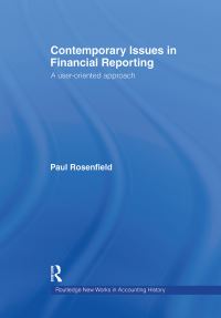 Book Cover for Contemporary Issues in Financial Reporting by Paul Rosenfield