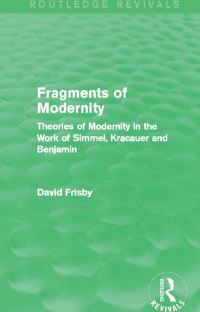 Book Cover for Fragments of Modernity by David Frisby