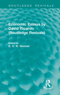 Book Cover for Economic Essays by David Ricardo by David Ricardo