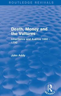 Book Cover for Death, Money and the Vultures by John Addy