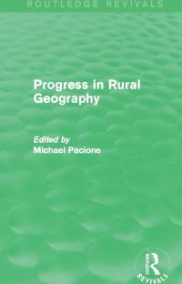 Book Cover for Progress in Rural Geography by Michael Pacione