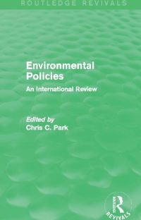 Book Cover for Environmental Policies by Chris C Park