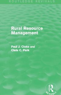 Book Cover for Rural Resource Management by Paul J Cloke, Chris C Park