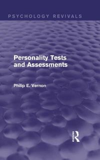 Book Cover for Personality Tests and Assessments by Philip E Vernon