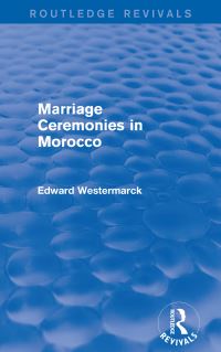 Book Cover for Marriage Ceremonies in Morocco by Edward Westermarck