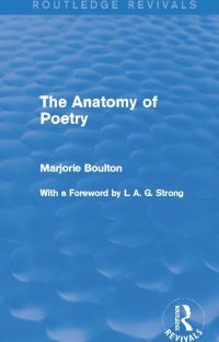 Book Cover for The Anatomy of Poetry by Marjorie Boulton