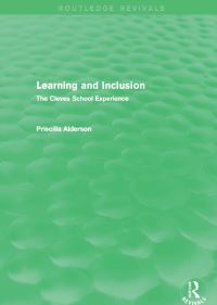 Book Cover for Learning and Inclusion (Routledge Revivals) by Priscilla Alderson