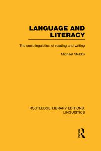 Book Cover for Language and Literacy by Michael Eugene Stubbs