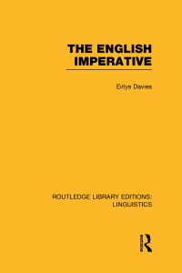 Book Cover for The English Imperative by Eirlys Davies