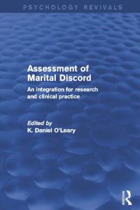 Book Cover for Assessment of Marital Discord (Psychology Revivals) by K Daniel OLeary