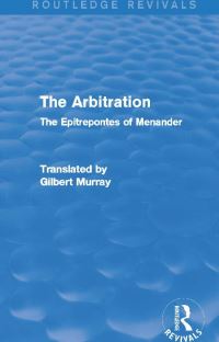 Book Cover for The Arbitration by Menander