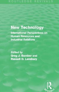 Book Cover for New Technology by Greg Bamber, Russell D Lansbury