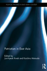 Book Cover for Patriotism in East Asia by Chunhyok Kwak, Koichiro Matsuda