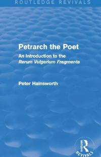 Book Cover for Petrarch the Poet by Peter Hainsworth