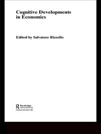 Book Cover for Cognitive Developments in Economics by Salvatore Rizzello