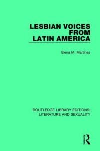 Book Cover for Lesbian Voices from Latin America by Elena M Martínez