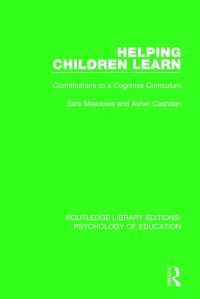 Book Cover for Helping Children Learn by Sara Meadows, Asher Cashdan