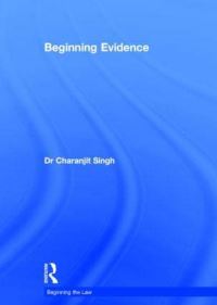 Book Cover for Beginning Evidence by Charanjit SinghLanda