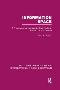 Book Cover for Information Space by Max Boisot