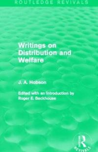 Book Cover for Writings on Distribution and Welfare by J A Hobson