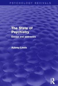 Book Cover for The State of Psychiatry by Aubrey Lewis