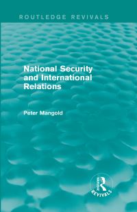 Book Cover for National Security and International Relations by Peter Mangold