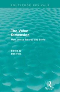 Book Cover for The Value Dimension by Ben Fine