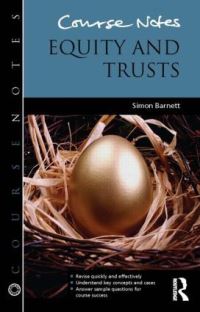 Book Cover for Equity and Trusts by Simon Barnett