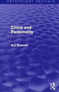Book Cover for Crime and Personality by H J Eysenck