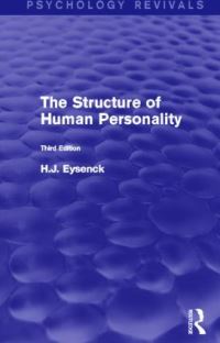 Book Cover for The Structure of Human Personality by H J Eysenck
