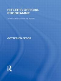 Book Cover for Hitler's Official Programme by Gottfried Feder