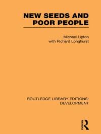 Book Cover for New Seeds and Poor People by Michael Lipton, Richard Longhurst