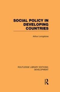 Book Cover for Social Policy in Developing Countries by Arthur Livingstone