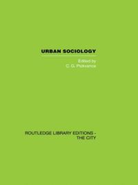 Book Cover for Urban Sociology by C G Pickvance