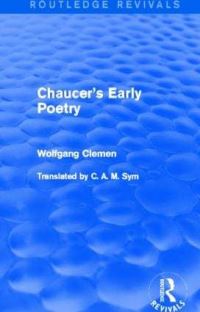 Book Cover for Chaucer's Early Poetry by Wolfgang Clemen