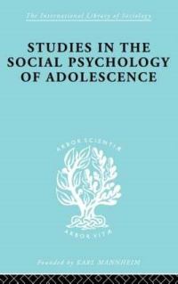 Book Cover for Studies in the Social Psychology of Adolescence by J.F. Forrester et al, Dr J Richardson
