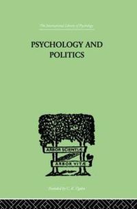 Book Cover for Psychology and Politics by W H R Rivers