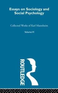 Book Cover for Essays Soc & Social Psych V 6 by Karl Mannheim